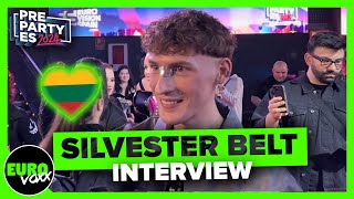 🇱🇹 SILVESTER BELT  ‘LUKTELK’ INTERVIEW  Madrid PrePartyES 2024  Lithuania Eurovision 2024 [upl. by Ribak]