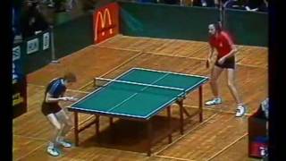 Table tennis European Championships1986 USSR  HUNGARY [upl. by Feliks584]