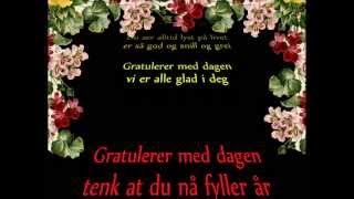 Gratulerer med dagen [upl. by Elsworth]