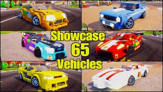 LEGO 2K Drive All My 65 Builds Showcase [upl. by Nelyahs12]