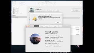 Enable NTFSDrive read and write on Mac Mac Os Catalina High Sierra Mojave 2020 New Method [upl. by Lirva]