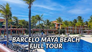 🌴🌴 BARCELO MAYA BEACH FULL TOUR  Mayan Riviera Mexico [upl. by Rehctaht732]