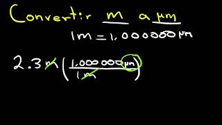 Convertir m a micrometro [upl. by Molli]