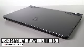 MSI GE76 Raider Intel 11th Gen Review  Still the Fastest Gaming Laptop [upl. by Con]