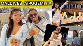 NEPAL TO MALDIVES🏖️😍First BUSINESS CLASS FLIGHT😱✈️🇲🇻 [upl. by Anaig]