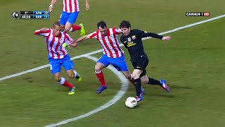 INSANE Messi Free Kick Goal vs Atletico Madrid Away 201112 English Commentary HD 1080i [upl. by Akeylah]