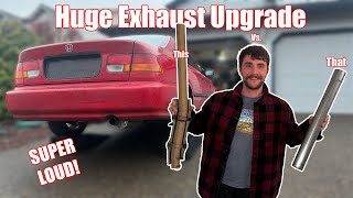 Exhaust Upgrade Guide DSeries Honda Civic [upl. by Ynatsyd]