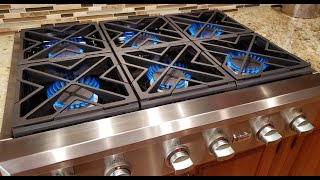 No Scrubbing Clean Gas Cooktop Grates with Bar Keepers Friend Easy Off Tomato Puree Pressure Washer [upl. by Nayt]