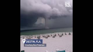 Massive waterspout in Destin Florida [upl. by Llehsyar]