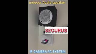 IP camera PA system [upl. by Eniluj]