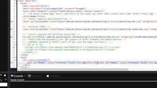 Episode 1  How to create a responsive website with Bootstrap 3  Aptana Studio 3 [upl. by Adai]