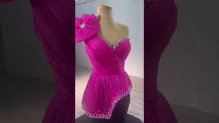 Highend Fuchsia Rhinestone Prom Dresses [upl. by Tamqrah673]