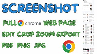 How to Screenshot a Webpage in Chrome  Capture Full Webpage Screenshot in Windows 10 [upl. by Bainter]