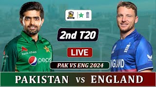 PAKISTAN vs ENGLAND 2nd T20 MATCH LIVE  PAK vs ENG LIVE COMMENTARY  ENG 4 OVERS [upl. by Phillipp]