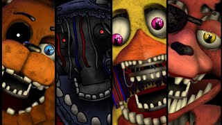 DC2 FNaF Withered animatronics voice lines [upl. by Nirrep]