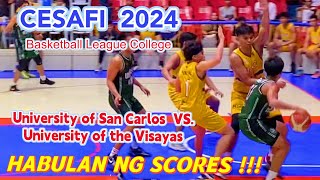 CESAFI 2024 University of San Carlos USC versus University of the Visayas UV COLLEGE Basketball [upl. by Amla]