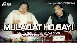 MULAQAT HO GAYI  NUSRAT FATEH ALI KHAN  BEST QAWWALI  HITECH MUSIC [upl. by Ingles]