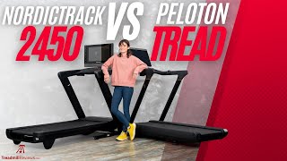 Which is Better Peloton Tread vs NordicTrack 2450 Full Comparison [upl. by Sivrep]