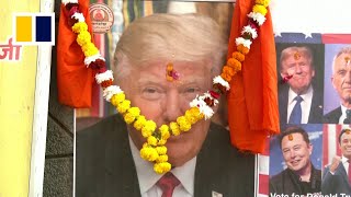 Hindu priests pray for Trump and Harris ahead of US presidential election [upl. by Petrie]