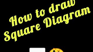 How to draw proportional square Diagram ll geography education practical statistic [upl. by Klockau]