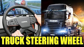 GAME CHANGER More immersion with the TSW Truck Steering Wheel  MOZA RACING [upl. by Letsirc606]