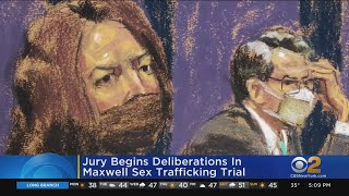 Jury Begins Deliberations In Ghislaine Maxwell Sex Trafficking Trial [upl. by Ellecrad]