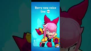 Berry new voice line 💀 meme funny fyp short brawlstars [upl. by Anelleh]