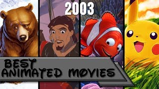 Top 10  Best Animated Movies of 2003 💰💵 [upl. by Danyelle]