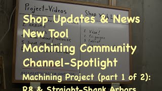 Shop Update 1 Updates New Tool Show amp Tell Turning R8 amp Straight Arbors part 1 [upl. by Fulbert817]