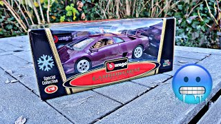 Undboxing Burago car 118 Lamborghini Diablo [upl. by Enoch]