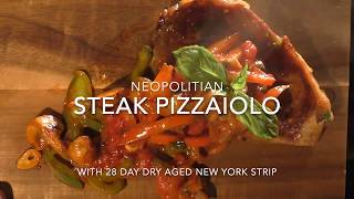 1POT Steak Pizzaiolo w 28 day Dry Aged NY Strip [upl. by Suoivatnom]