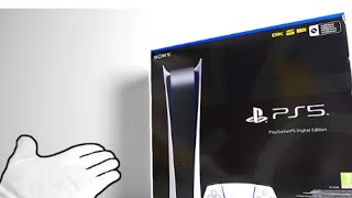 PS5 Digital Edition Unboxing  Sony PlayStation 5 Next Gen Console  Ultra Rare Press Kit [upl. by Lyndes]