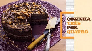 Como fazer bolo de chocolate  Cozinha 3 por 4 com Rita Lobo  Panelinha [upl. by Jeffers]