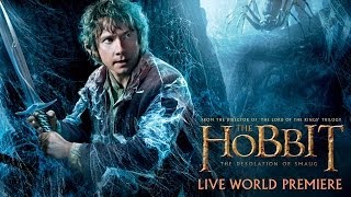 The Hobbit The Desolation of Smaug  LIVE World Premiere [upl. by Sawyere]