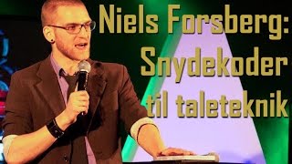 Kort Sagt quotSnydekoder til taleteknikquot  Niels Forsberg [upl. by Eraste853]