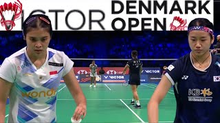 Gregoria Mariska Tunjung INA VS An Se Young KOR   Semifnal Victor Denmark Open 2024 [upl. by Ettebab]