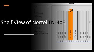 Shelf View of Nortel TN 4XE Node SDH multiplexer [upl. by Avilo]