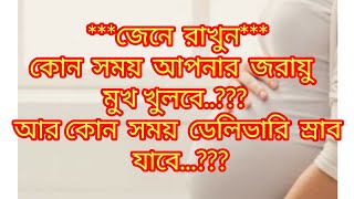 জেনে নিন কোন সময় জরায়ু মুখ খুলবে ও ডেলিভারি স্রাব যাবে। Cirvix opening amp white discharge time [upl. by Shum]