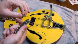 Epiphone WildKat Roller Bridge Fixes and Adjustments [upl. by Ennaeirb]