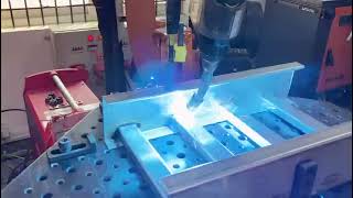 Robotic SS Ladder MIG Welding [upl. by Ytsirt]