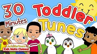 Toddler Tunes  30 Minutes of Music for Little Ones  Jack Hartmann [upl. by Nylyram]