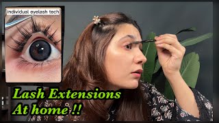 Lash EXTENSIONS  Like a PRO [upl. by Mollee]