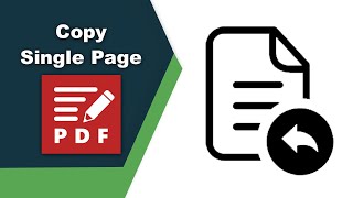 How to copy a single page from a pdf in PDF XChange Editor [upl. by Monahan]