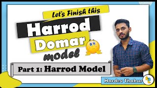 Harrod Domar model part01  by Hardev Thakur [upl. by Noirad]