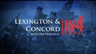 Lexington amp Concord The Revolutionary War in Four Minutes [upl. by Lerraj321]