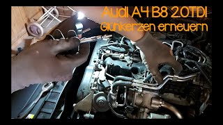 Audi A4 B8 20 TDI Glühkerzen erneuern REUPLOAD [upl. by Nilek]