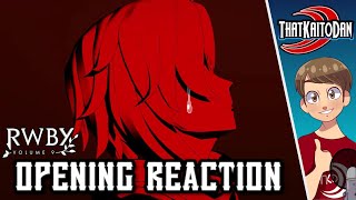 RWBY Volume 9 Opening Reaction  BACK WITH A BANGER [upl. by Halette]