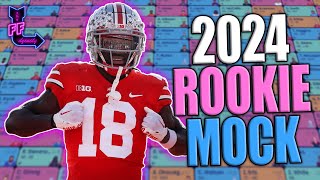 Way TOO Early 2024 DYNASTY ROOKIE MOCK DRAFT  Dynasty Fantasy Football  NFL Mock Draft [upl. by Norbert]