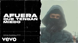 Gera MX  Afuera Que Tengan Miedo Lyric Video [upl. by Adamski]