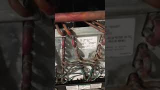 How To Do A Evaporator Coil Cleaning Rheem Unit Part 1 [upl. by Leesen]